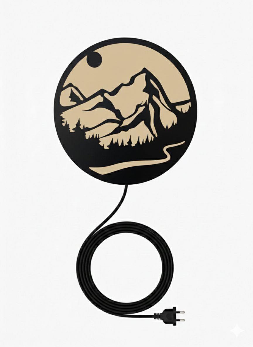 LED METAl DESIGN 
Size: 18x18