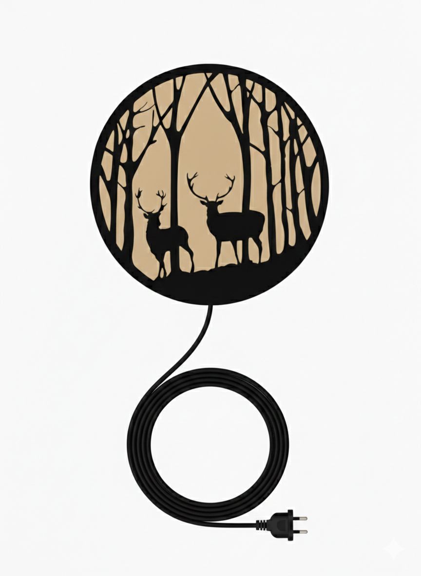 LED METAl DESIGN 
Size: 18x18