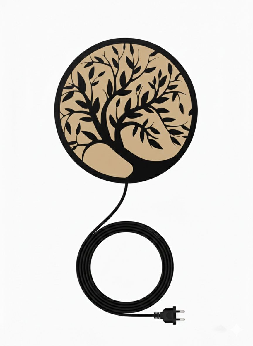 LED METAl DESIGN 
Size: 18x18