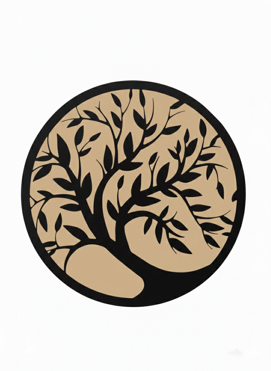 LED METAl DESIGN 
Size: 18x18